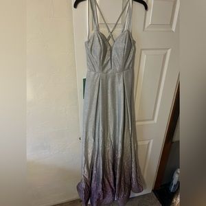 Strappy prom dress